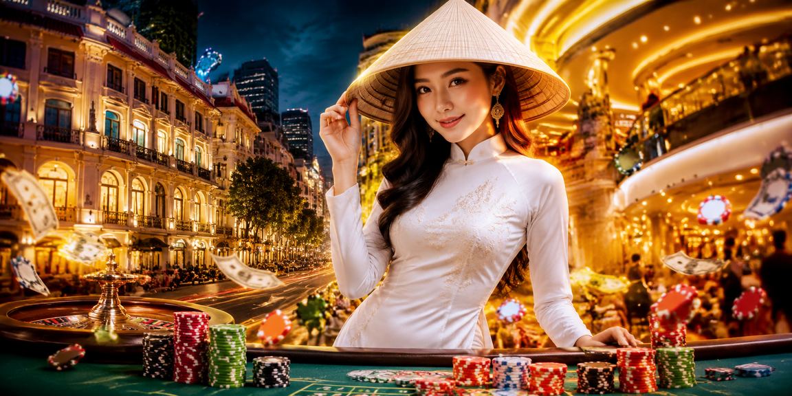 Phụ nữ Hà Nội đội nón lá kiểm tra cashback và bonus tài khoản neww88 trên điện thoại