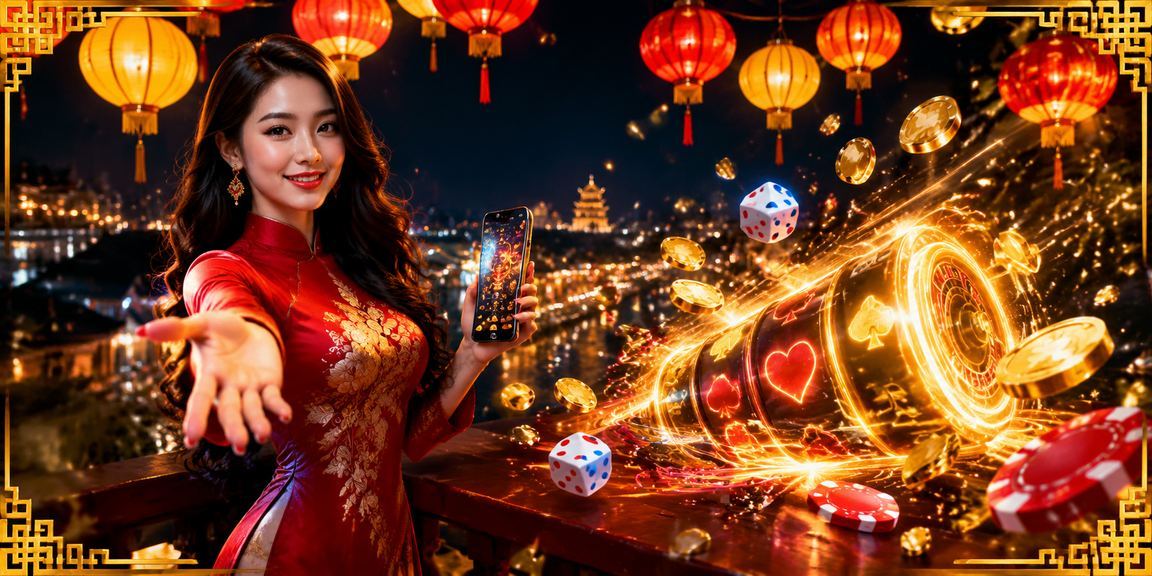 Người dùng đặt cược thể thao tại chợ đêm Huế qua điện thoại di động